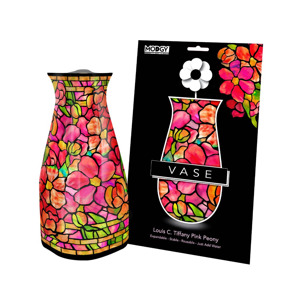 Modgy - Modgy Expandable Vase - Louis C. Tiffany Pink Peony