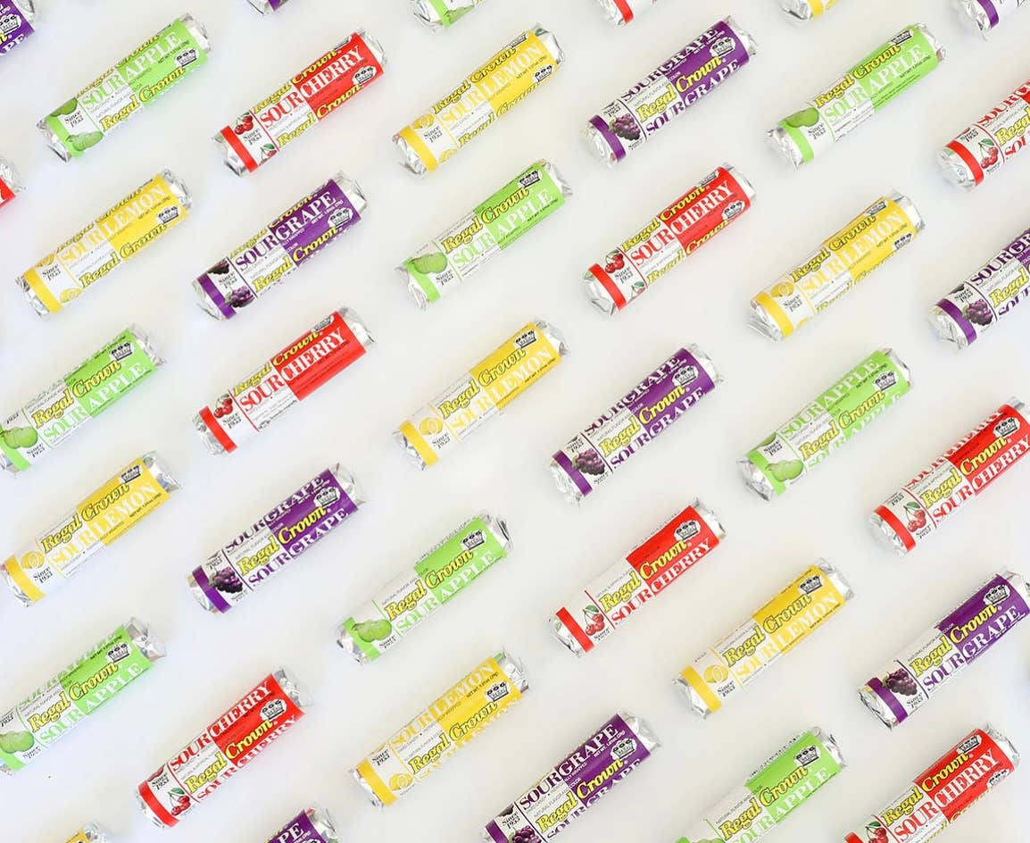 O'Shea's Candies Sweet Shop - Nostalgic Regal “Sour Cherry 🍒“ Hard Candy Roll Est. 1953!