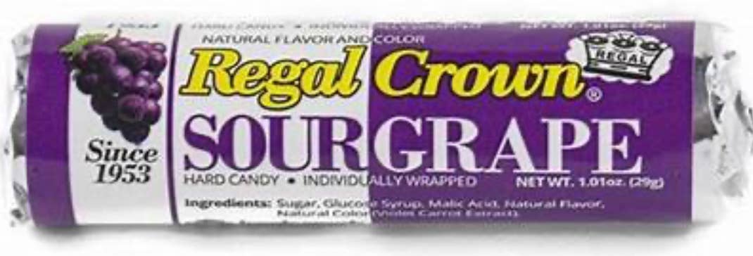 O'Shea's Candies Sweet Shop - Nostalgic Regal “Sour Grape 🍇 “ Hard Candy Roll Est. 1953!