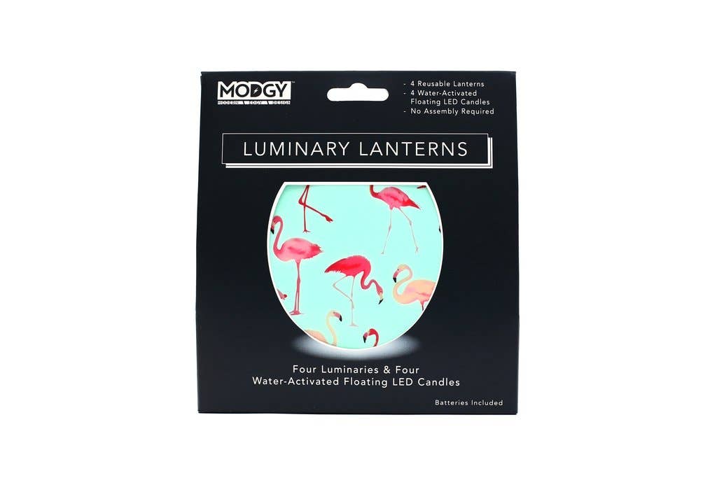 Modgy - Frosted Luminary Lantern - Pinky Do - Flamingo