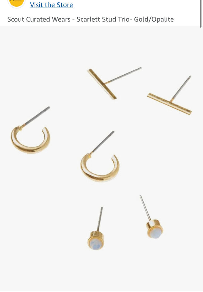 Scarlett Stud Trio Earrings