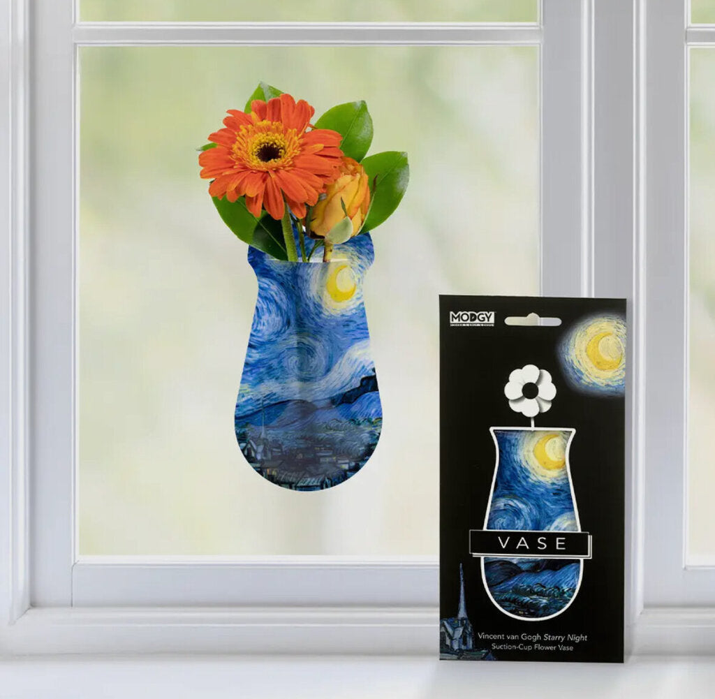 Suction Cup Vase- Starry Night