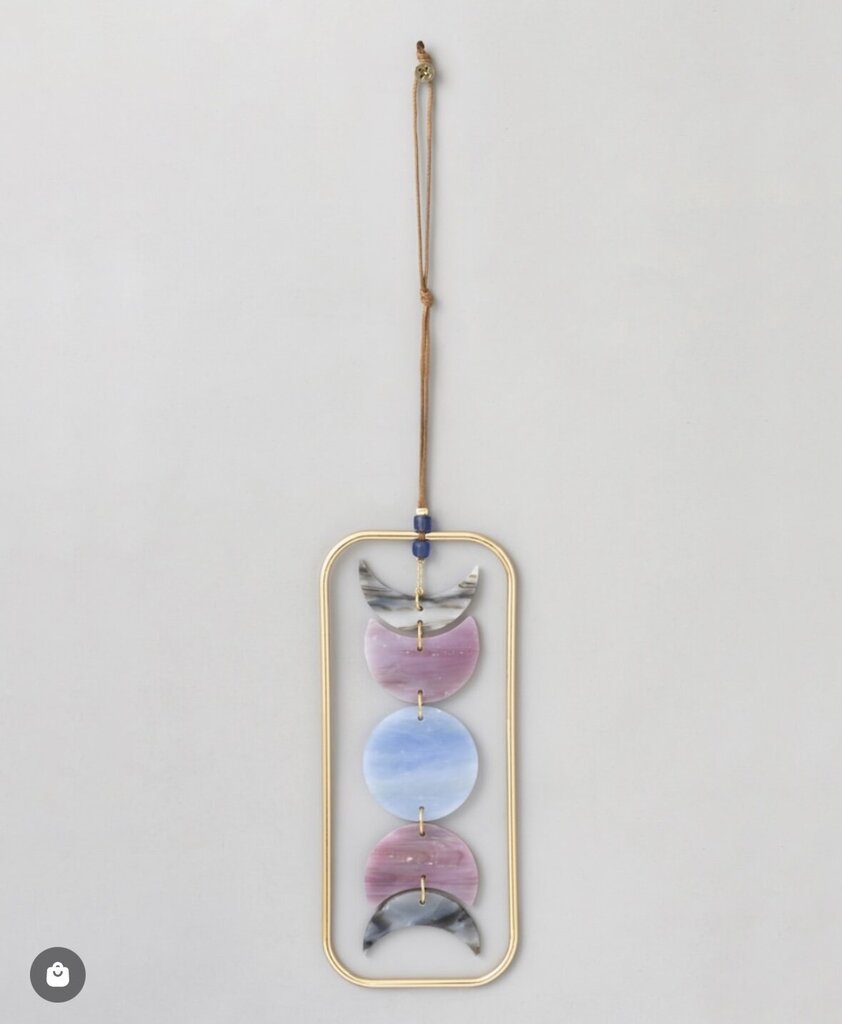 Stained Glass Light Catcher - Moon Phase