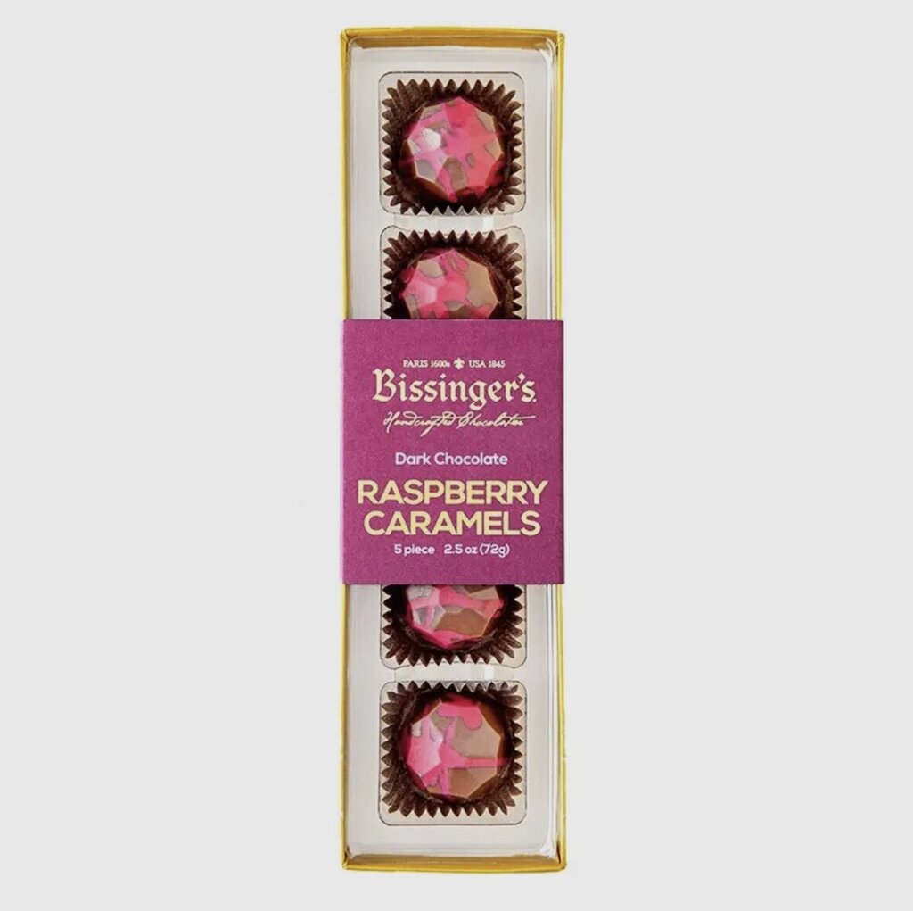 Bissinger's - Dark Chocolate Raspberry Caramel Flight - 5 PC