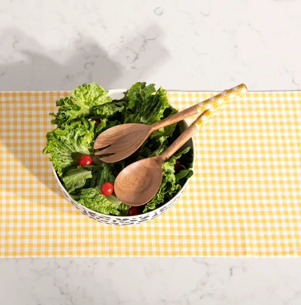 Shiraleah - LEIGH SALAD SERVERS: YELLOW