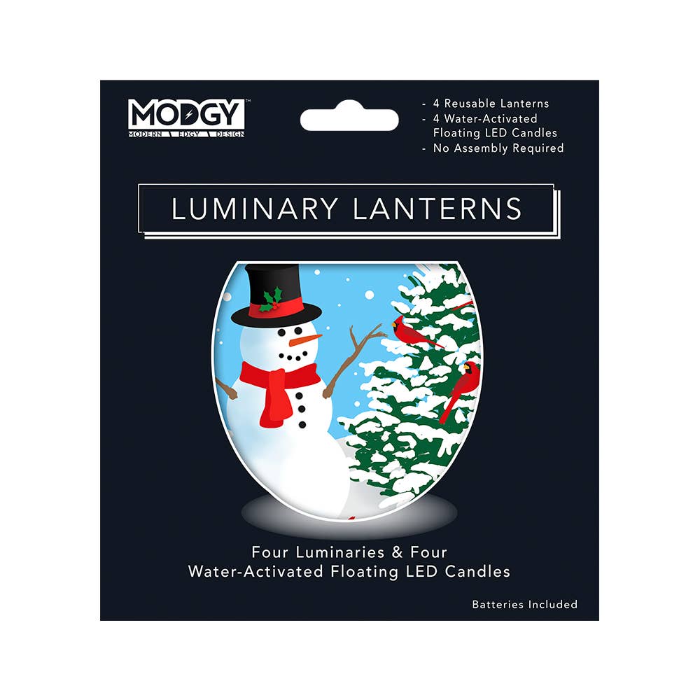 Modgy - Luminary Lanterns - SnowDay - Holiday Snowman