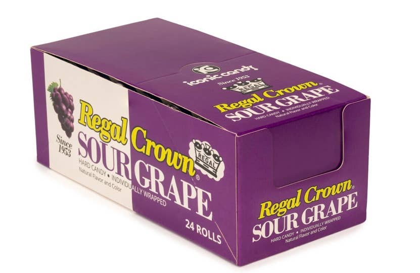 O'Shea's Candies Sweet Shop - Nostalgic Regal “Sour Grape 🍇 “ Hard Candy Roll Est. 1953!