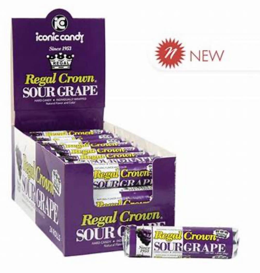 O'Shea's Candies Sweet Shop - Nostalgic Regal “Sour Grape 🍇 “ Hard Candy Roll Est. 1953!