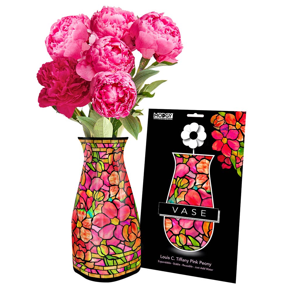 Modgy - Modgy Expandable Vase - Louis C. Tiffany Pink Peony