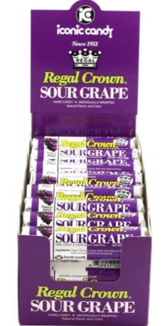 O'Shea's Candies Sweet Shop - Nostalgic Regal “Sour Grape 🍇 “ Hard Candy Roll Est. 1953!