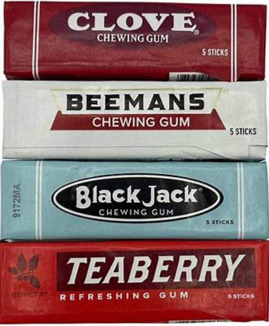 O'Shea's Candies Sweet Shop - Nostalgic Chewing Gum 🎙️ “BLACK JACK” Retro Packaging 1ct