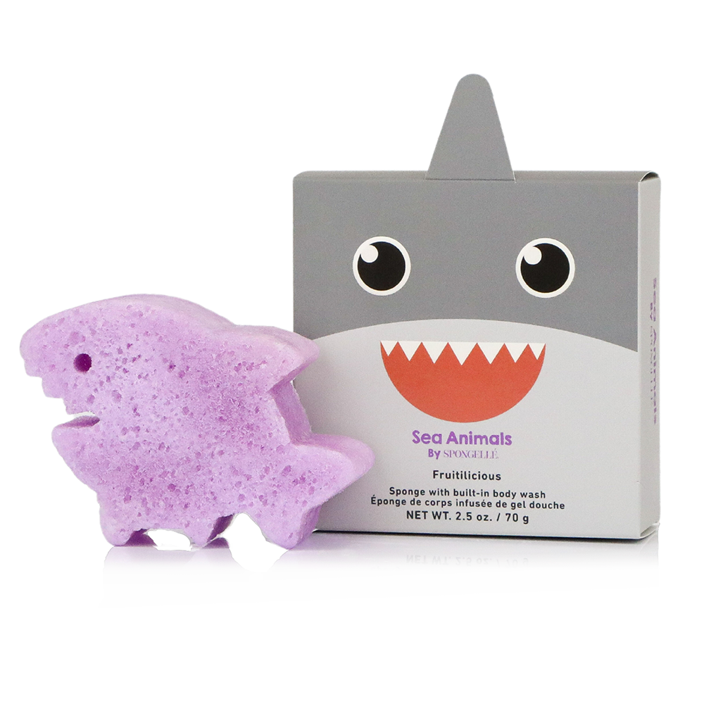 Spongellé - Sea Animals Assorted Sponge Pack for Kids & Baby