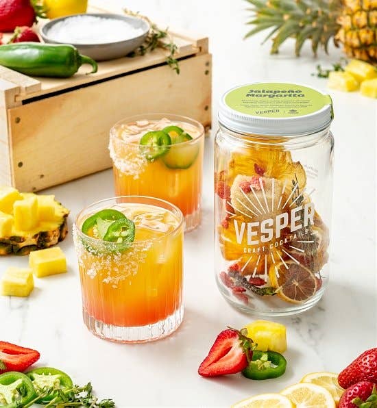 Vesper Craft Cocktails - 32 oz Craft Cocktail Kit/Mix - Jalapeño Margarita