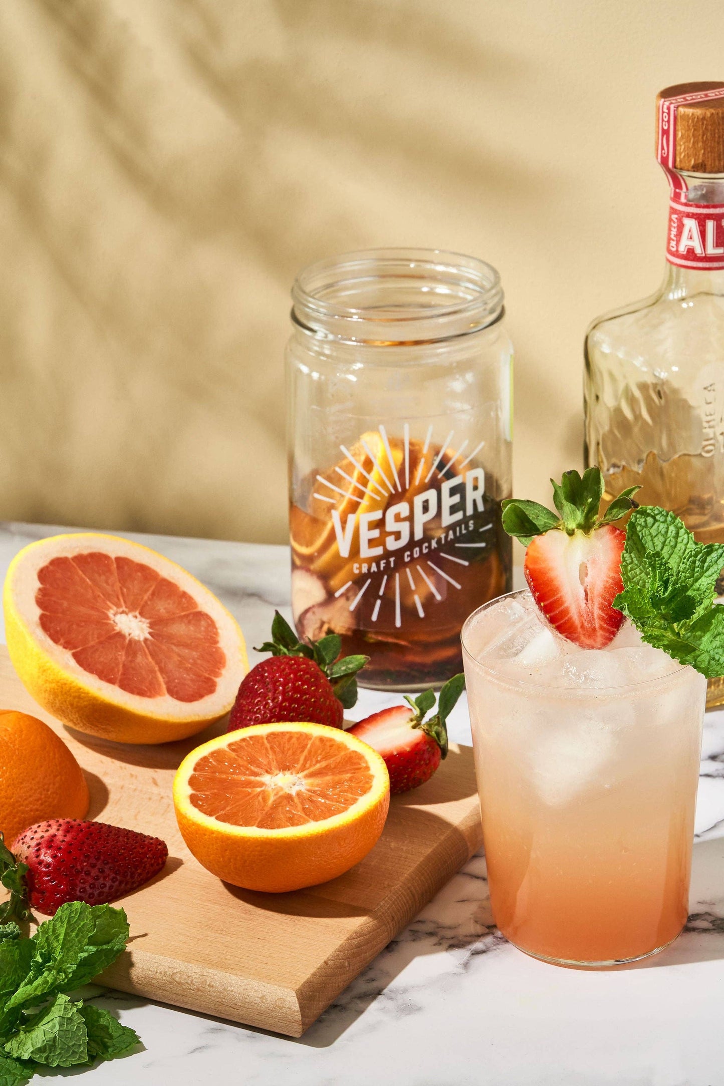 Vesper Craft Cocktails - 32 oz Craft Cocktail Kit/Mix - Mint Paloma