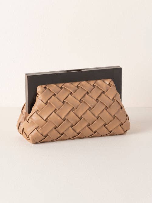 Shiraleah - CHARLOTTE FRAME CLUTCH: Ivory