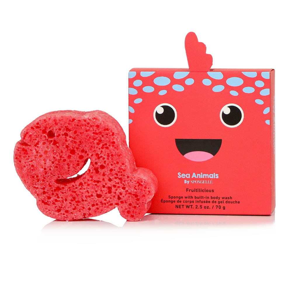 Spongellé - Sea Animals Assorted Sponge Pack for Kids & Baby