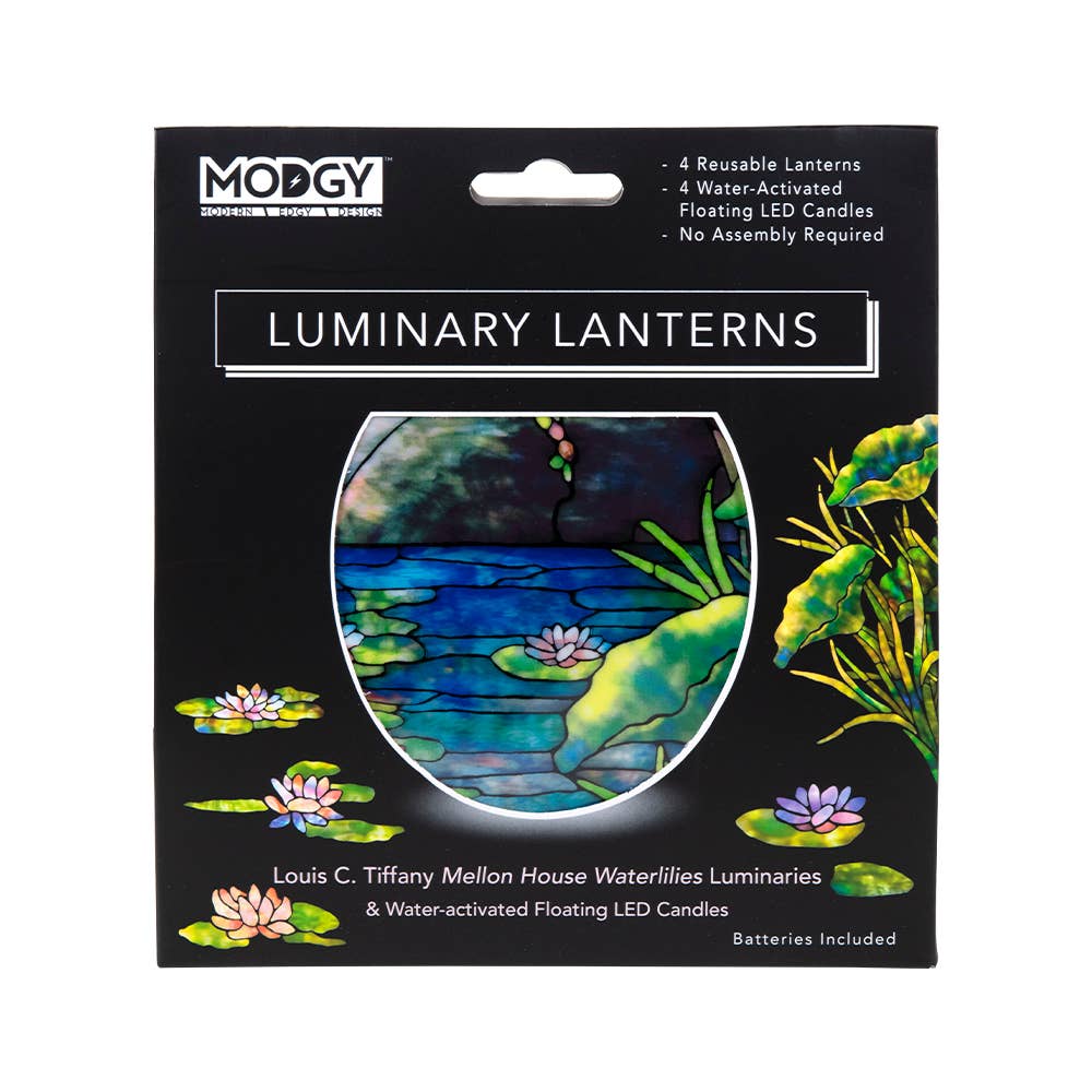 Modgy - Luminary Lantern - Louis C. Tiffany Mellon House Waterlilies