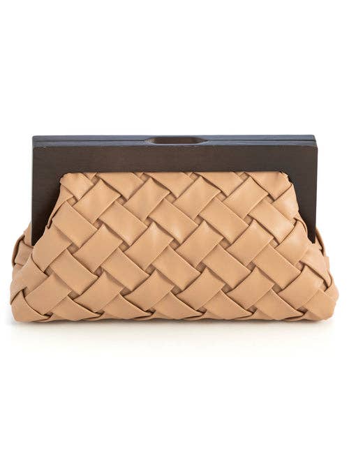Shiraleah - CHARLOTTE FRAME CLUTCH: Ivory