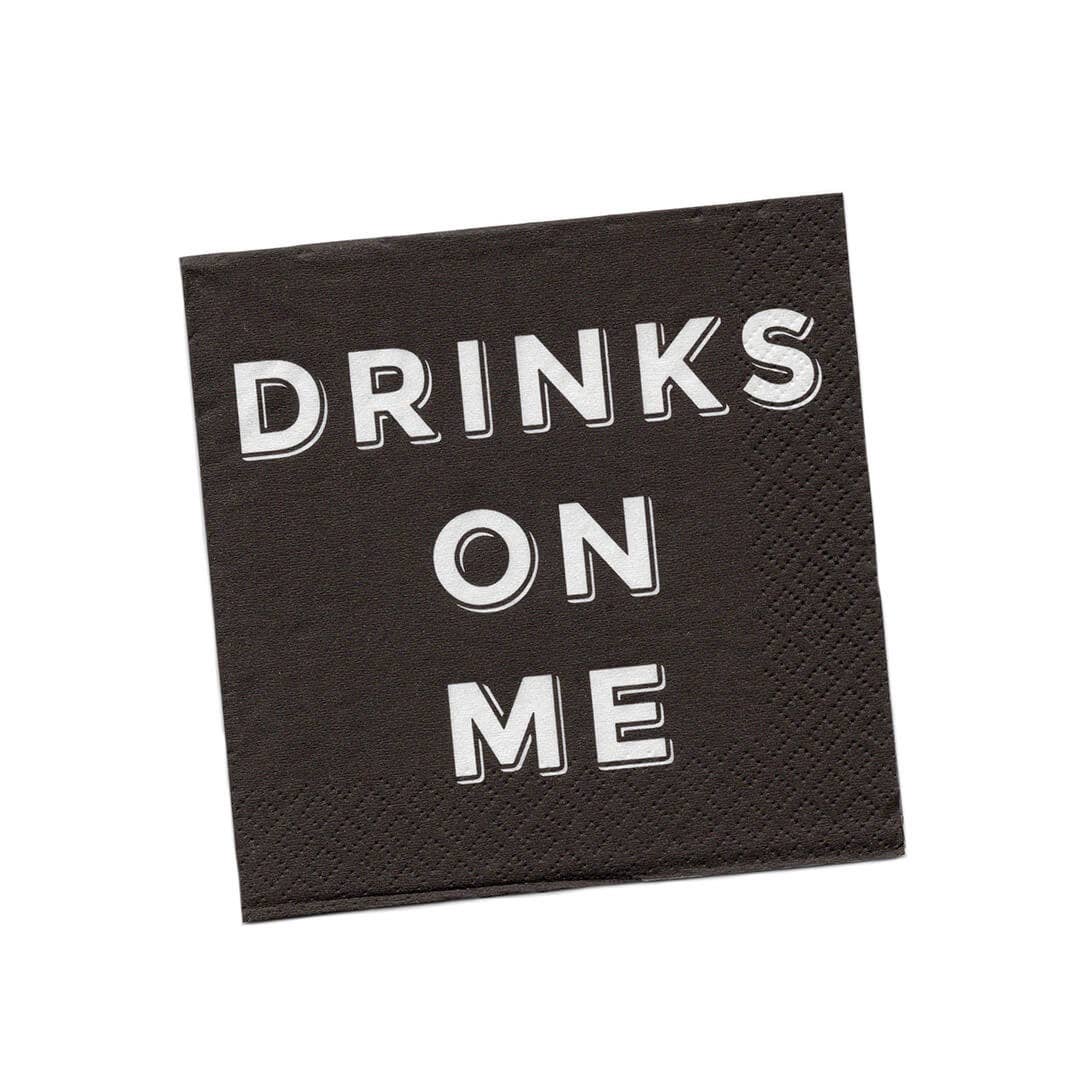 Twisted Wares - Drinks On Me | Funny Napkins