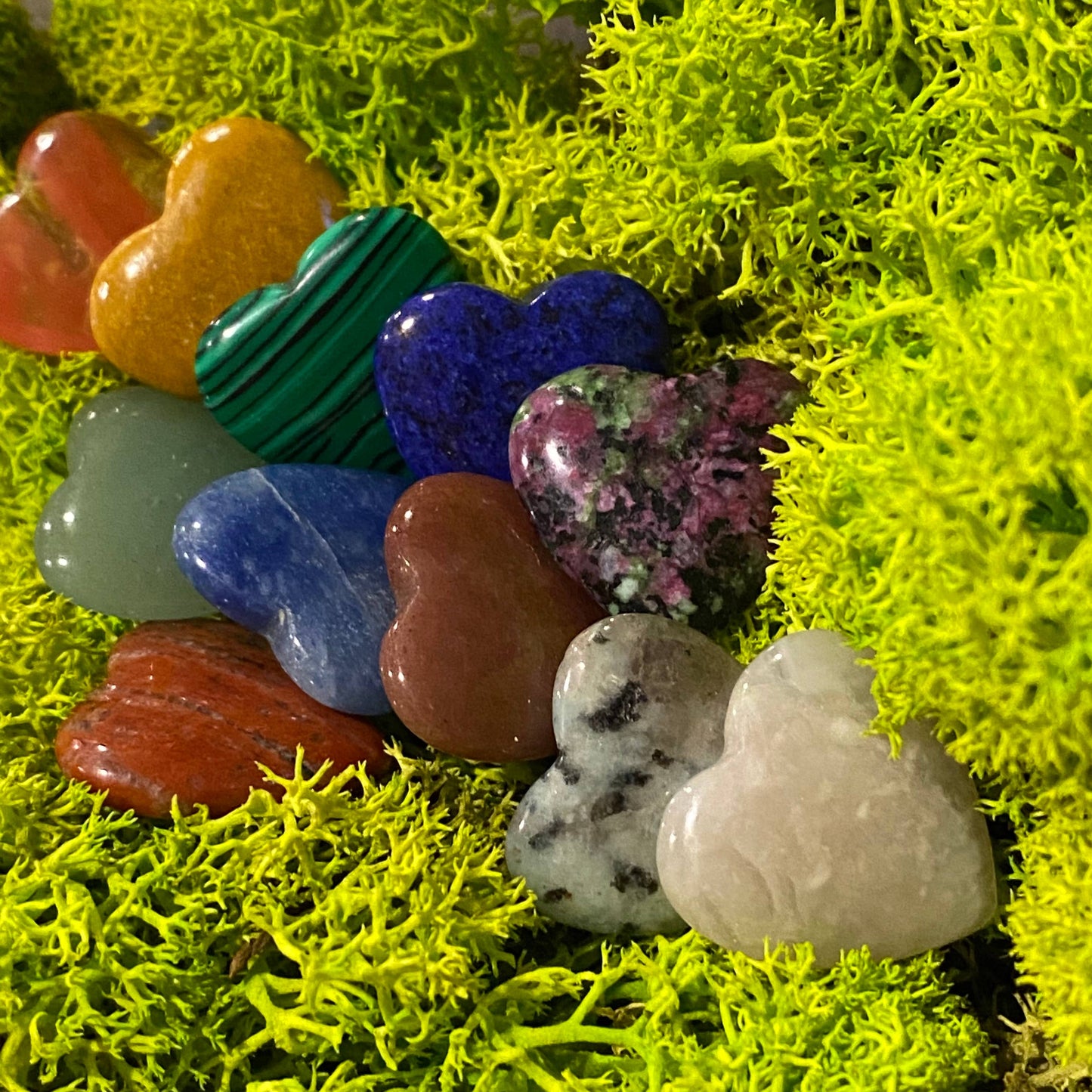 Wax Apothecary - ๐ Crystal Mini Heart Stone Assortment โค๏ธ๐งก๐๐๐๐๐ค๐ค๐ค๐