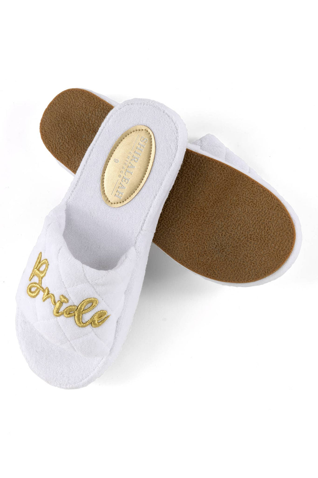 Shiraleah - "BRIDE" POOL SLIDES, WHITE: Medium
