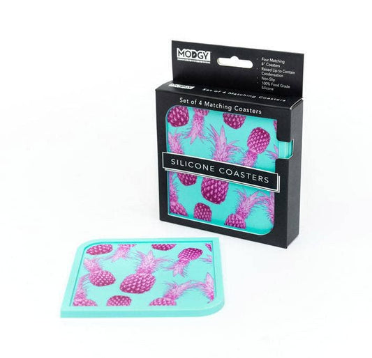 Modgy - Silicone Coaster Set - Tropikal