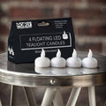 Modgy - Warm White Water-Activated LED Candles - Pack of Four