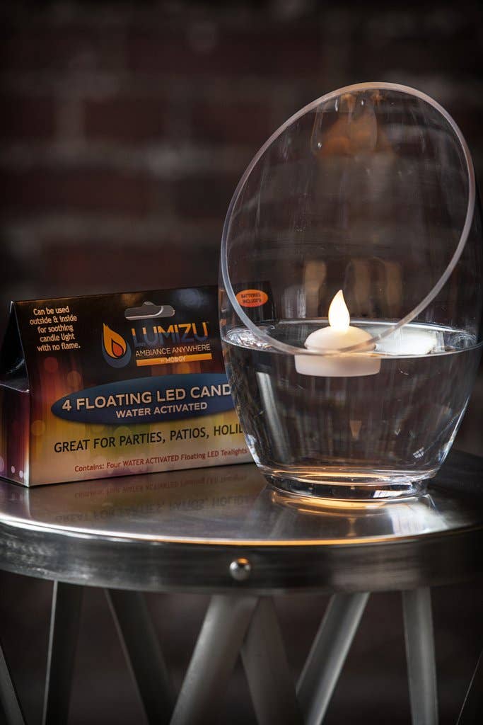 Modgy - Warm White Water-Activated LED Candles - Pack of Four