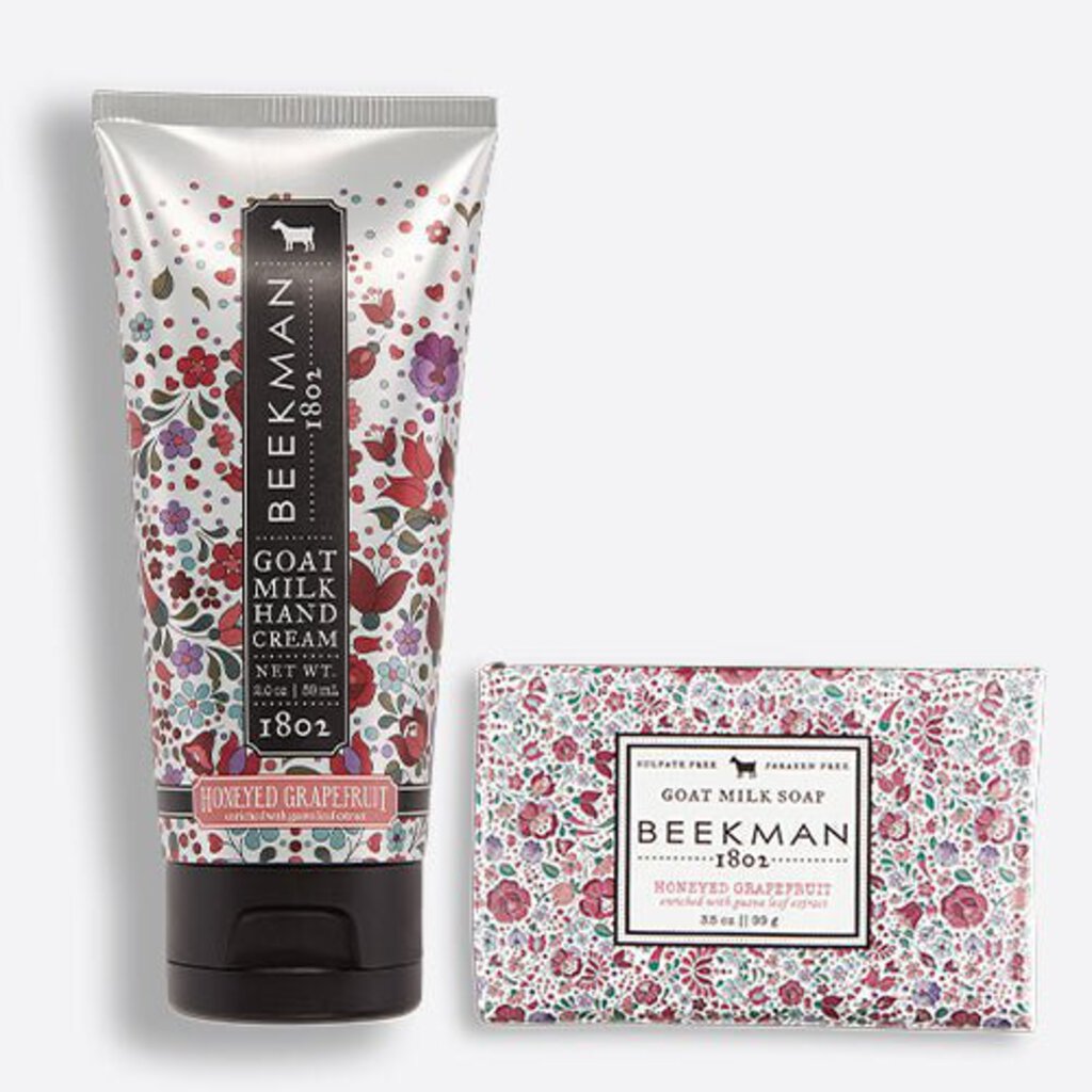 Honeyed Grapefruit Hand Cream and Lip Balm set