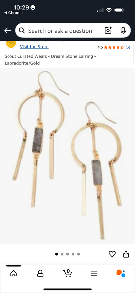 Rose Quartz Dangle Earrings