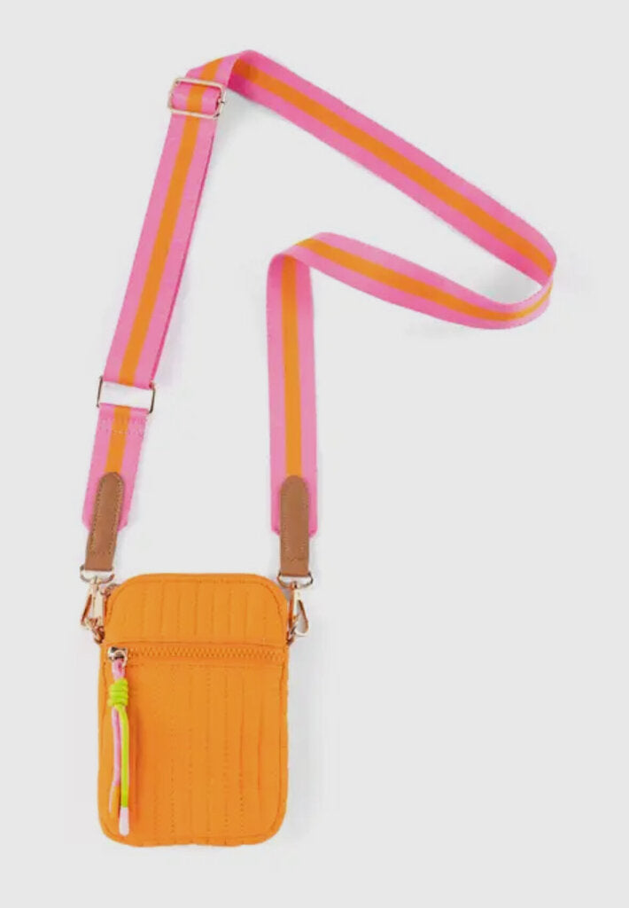 Ezra Phone Tote-Orange