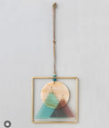 Stained Glass Light Catcher - Sunset Mountains