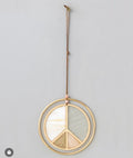 Stained Glass Light Catcher - Peace Sign