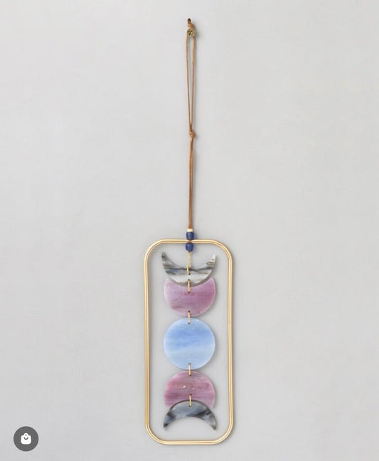 Stained Glass Light Catcher - Moon Phase