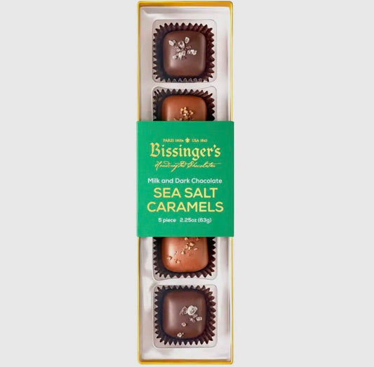 Bissinger's - Bissinger's Milk & Dark Sea Salt Caramels Flight - 5 PC