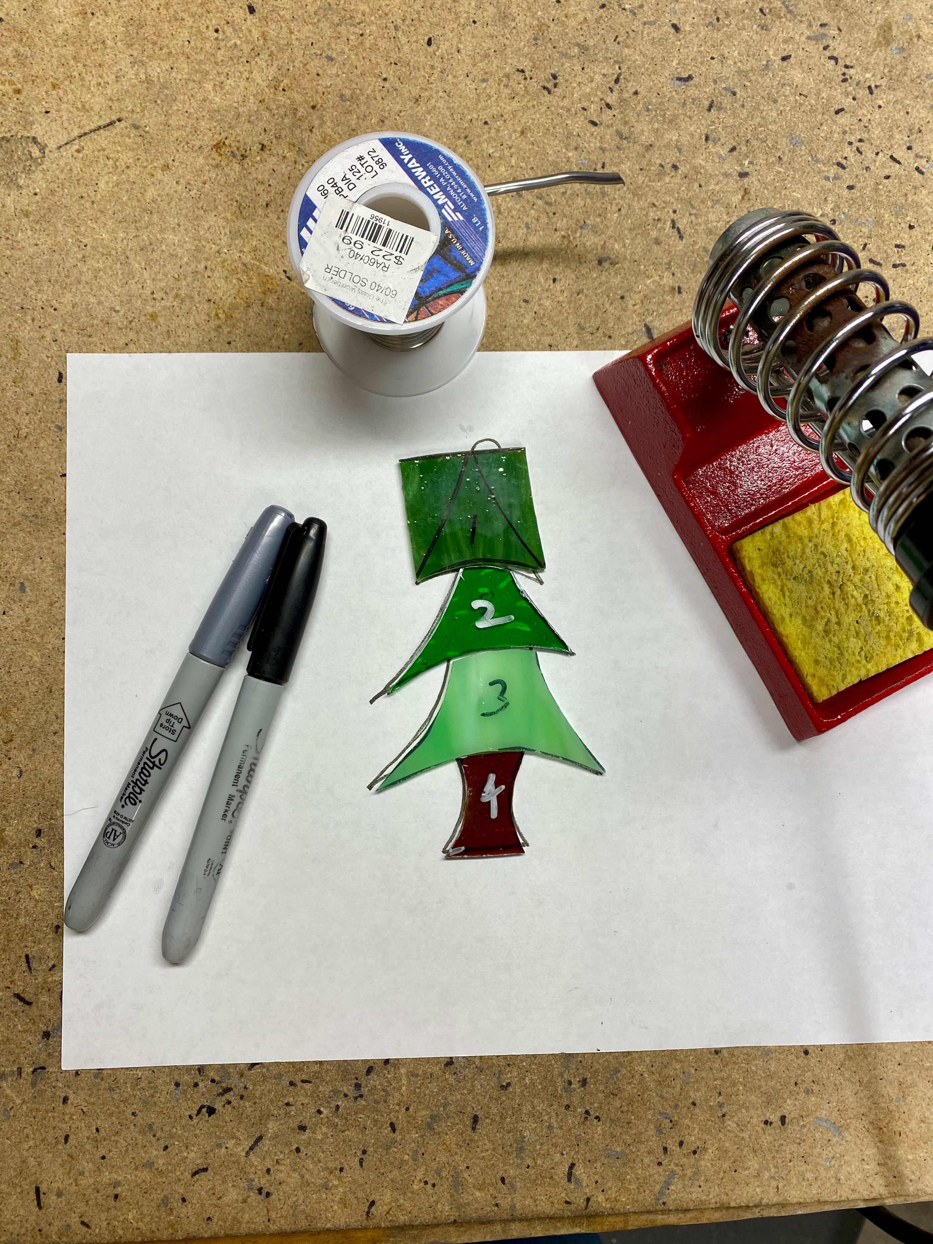 Introduction to Stained Glass-DIY Take Home Project- NOVEMBER/DECEMBER