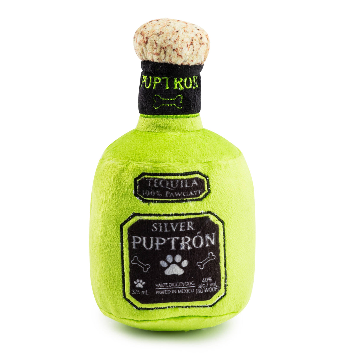 Haute Diggity Dog - Puptron Tequila  | Plush Squeaker Dog Toy