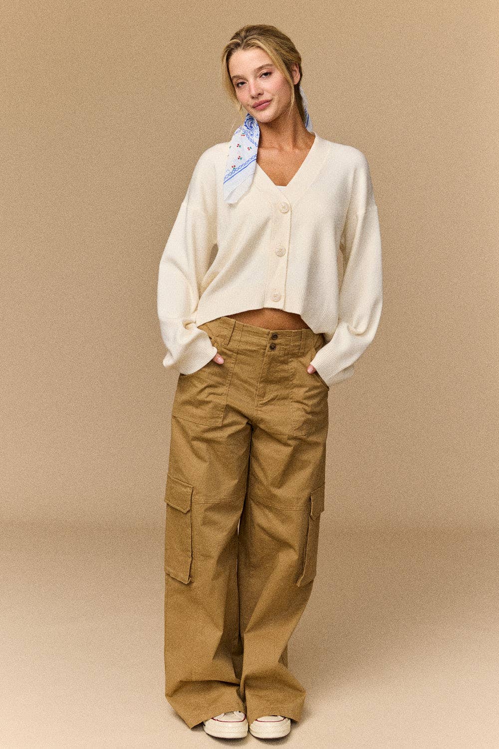 Papermoon - PP51003-1: KHAKI / S-M-L (2-2-2)