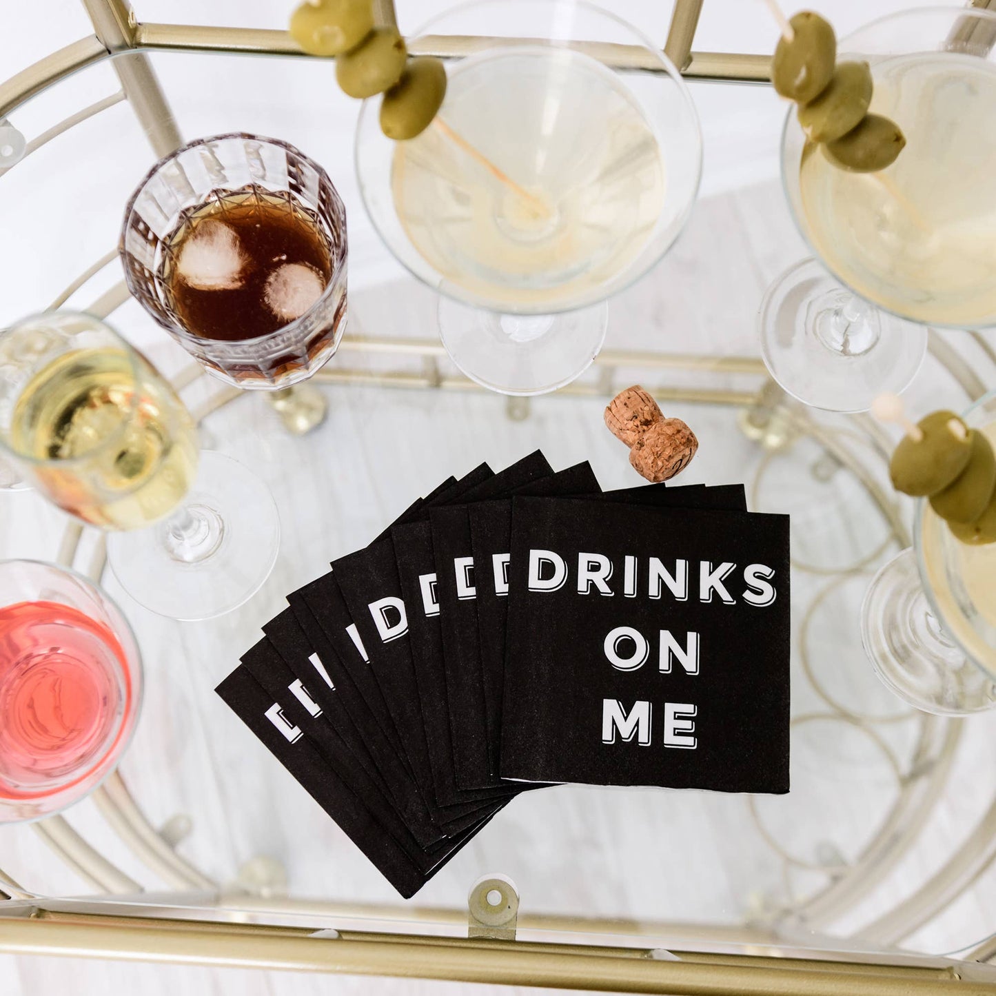 Twisted Wares - Drinks On Me | Funny Napkins