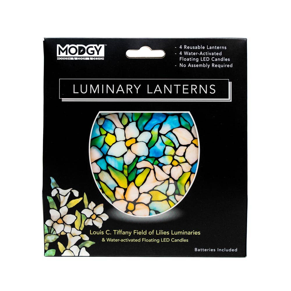 Modgy - Luminary - Louis C. Tiffany Field of Lilies