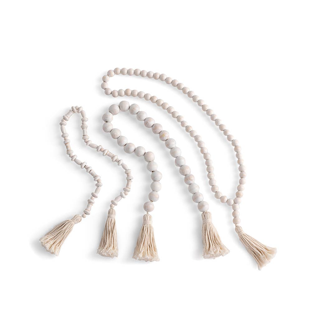 Shiraleah - ASSORTED SET OF 3 PRAYER BEADS, WHITE