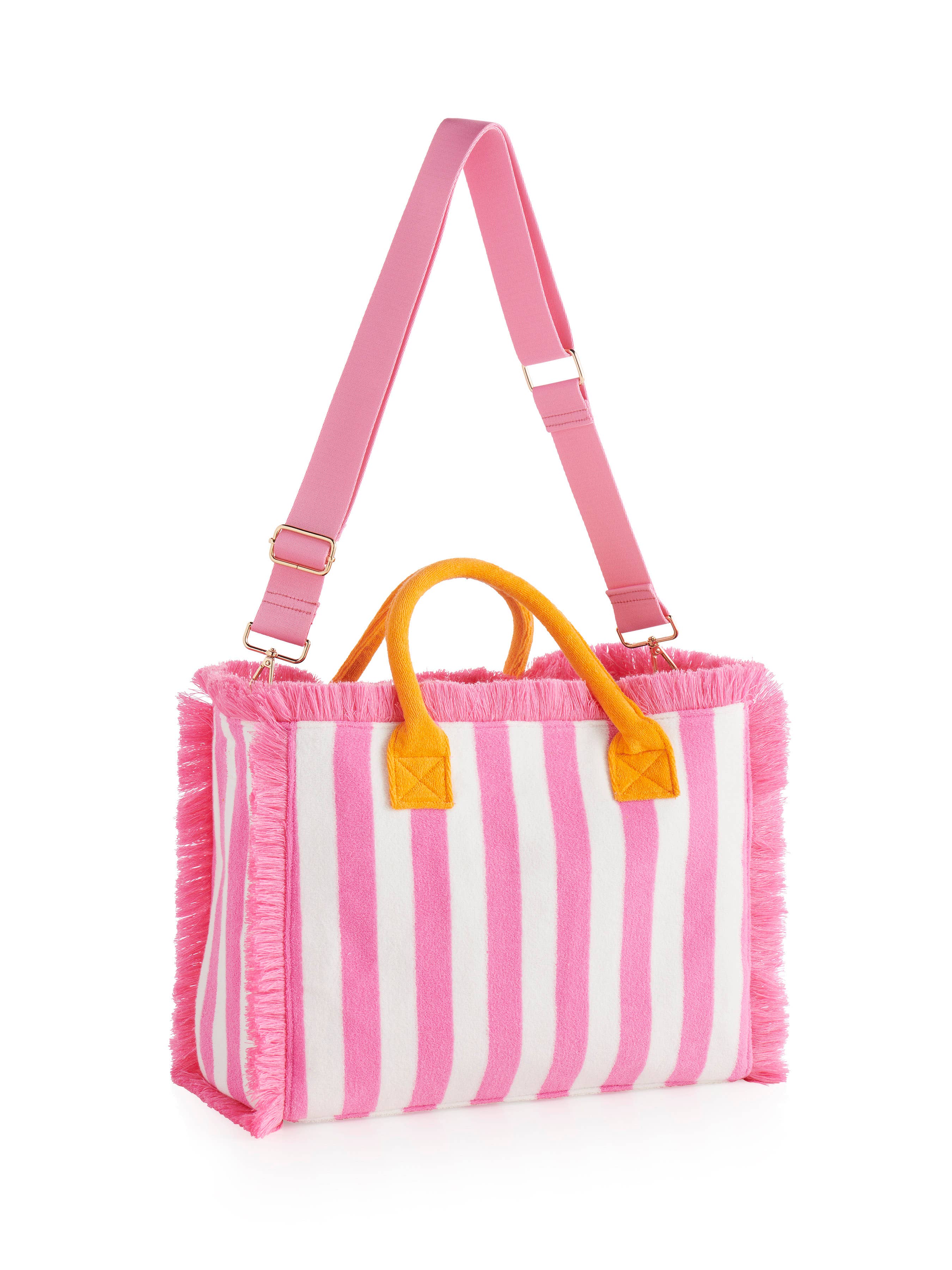 Shiraleah - CABANA STRIPE TOTE: GREEN