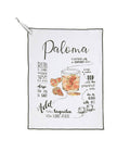 Shiraleah - "PALOMA" TEA TOWEL, WHITE