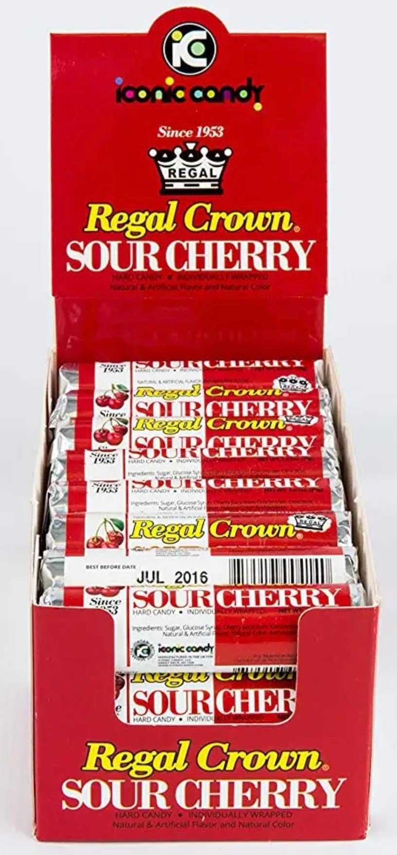 O'Shea's Candies Sweet Shop - Nostalgic Regal “Sour Cherry 🍒“ Hard Candy Roll Est. 1953!