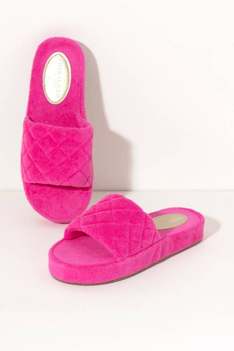 Shiraleah - SOL POOL SLIDES, FUCHSIA: Large