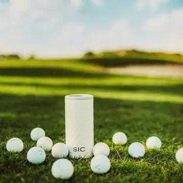 SIC Slim Can Cooler | Dimpled Golf