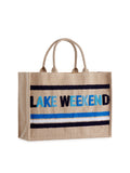 Shiraleah - "LAKE WEKEEND" BEACH BAG