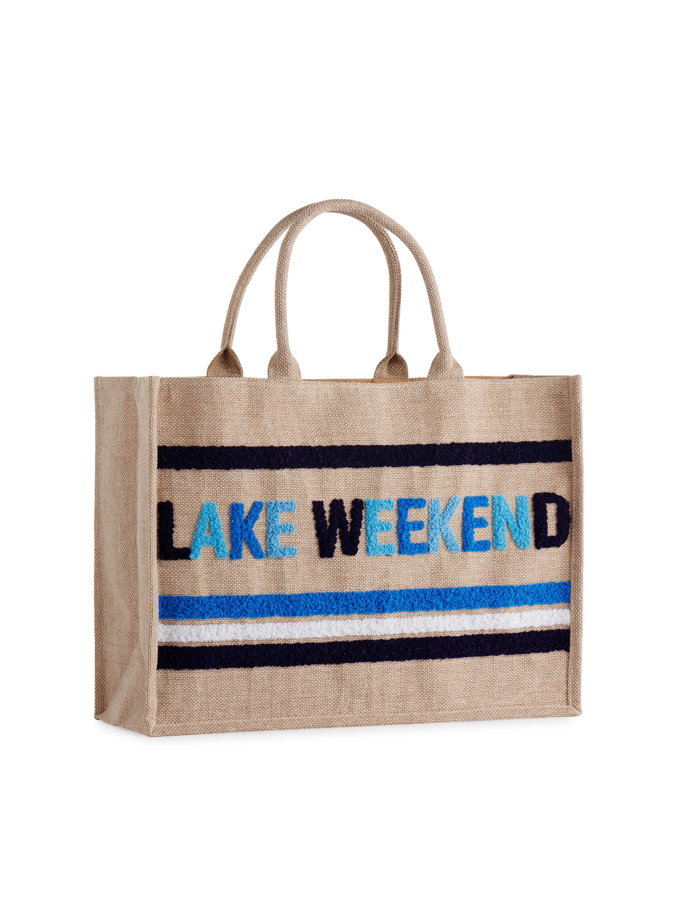 Shiraleah - "LAKE WEKEEND" BEACH BAG