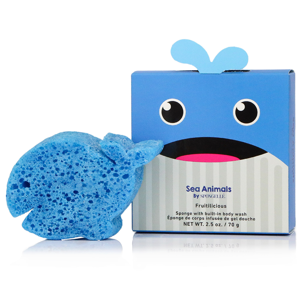 Spongellé - Sea Animals Assorted Sponge Pack for Kids & Baby
