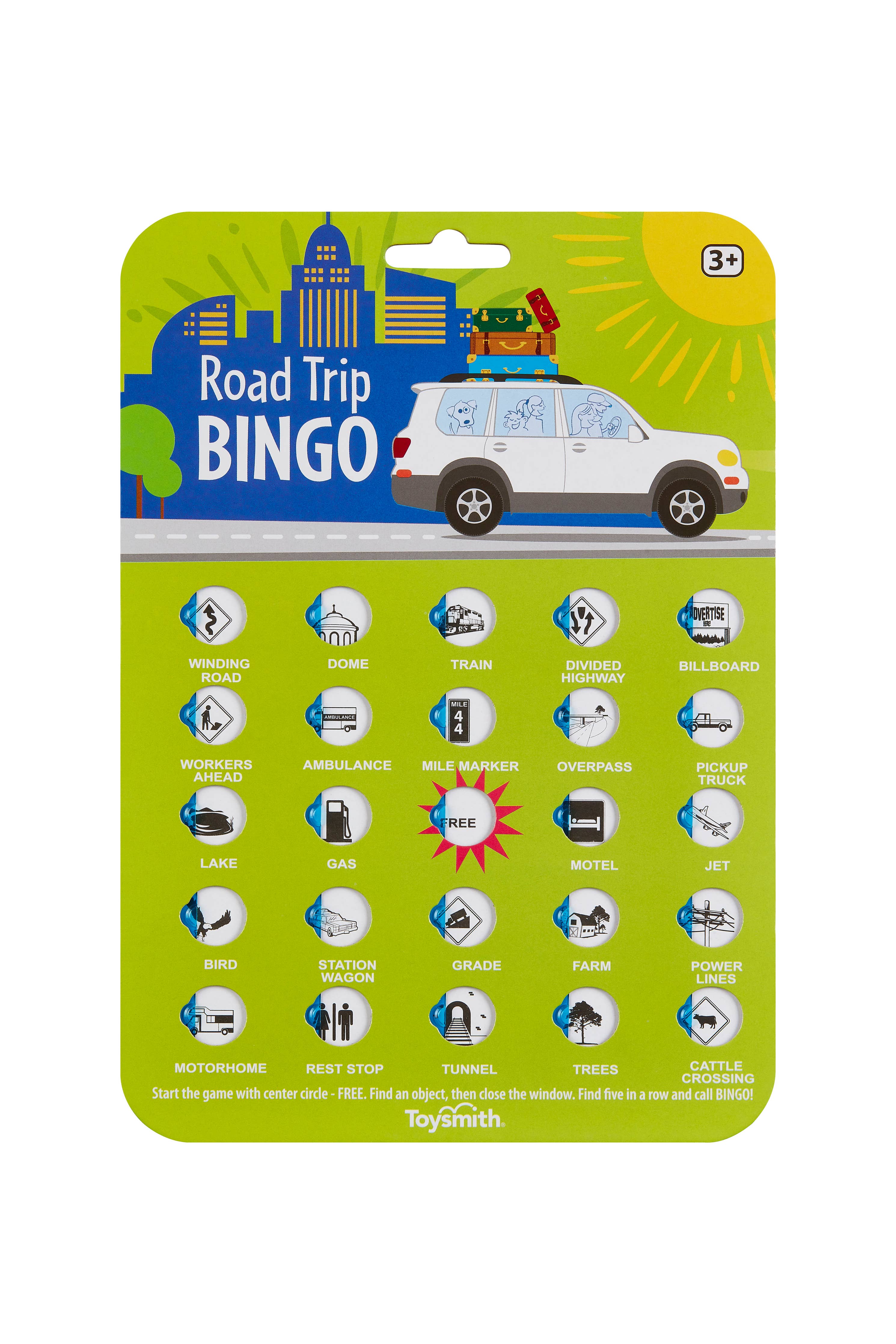Toysmith - Road Trip BINGO, Travel Game